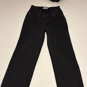 PacSun Charcoal Wide Leg Jeans